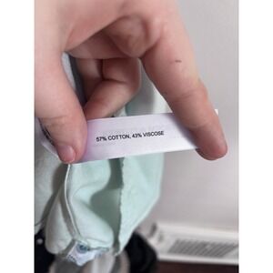 Denim & Flower Ricky Singh Mens XL Mint Green Short Sleeve Button Down Shirt